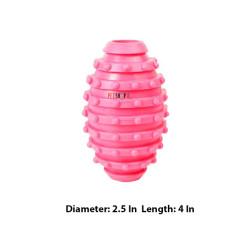 Super Dog Dog Toy Squeaky Rubber Ball With Bell