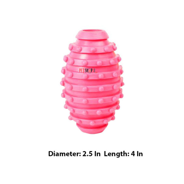 Super Dog Dog Toy Squeaky Rubber Ball With Bell