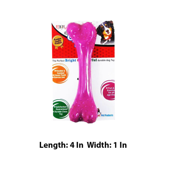 Super Dog Toys Rubber Leg Bone Small