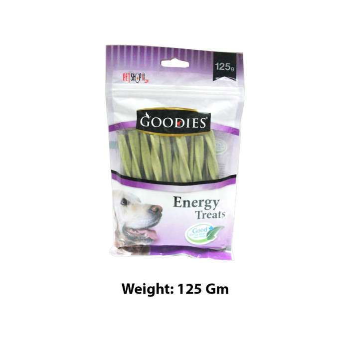 Goodies Energy Dog Treats Chlorophyll Sticks 125 Gm