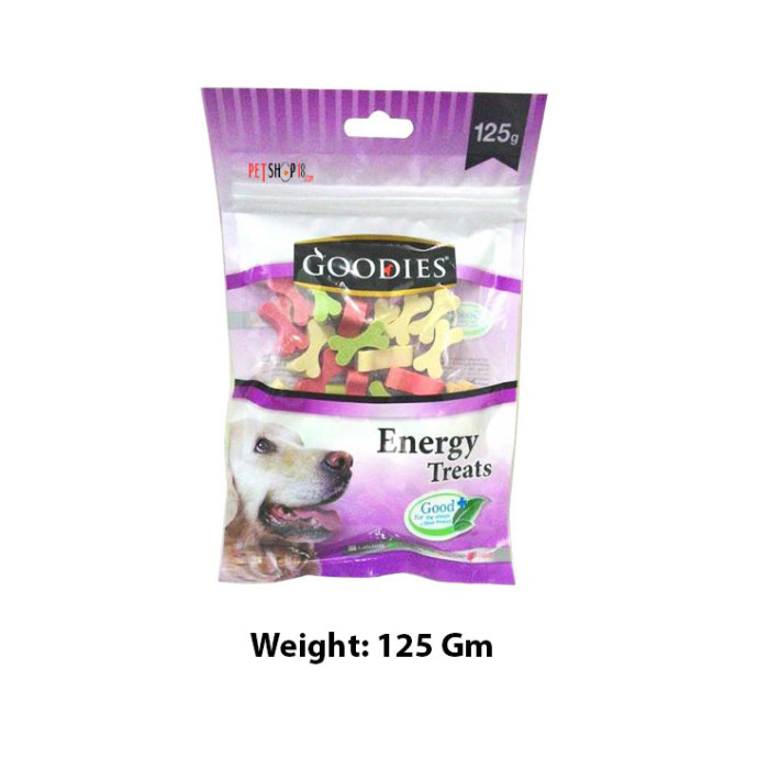 Goodies Energy Dog Treats Cut Bone 125 Gm