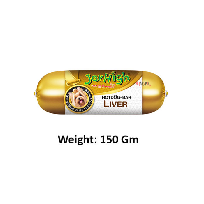 Jerhigh Hotdog Bar Liver 150 Gm