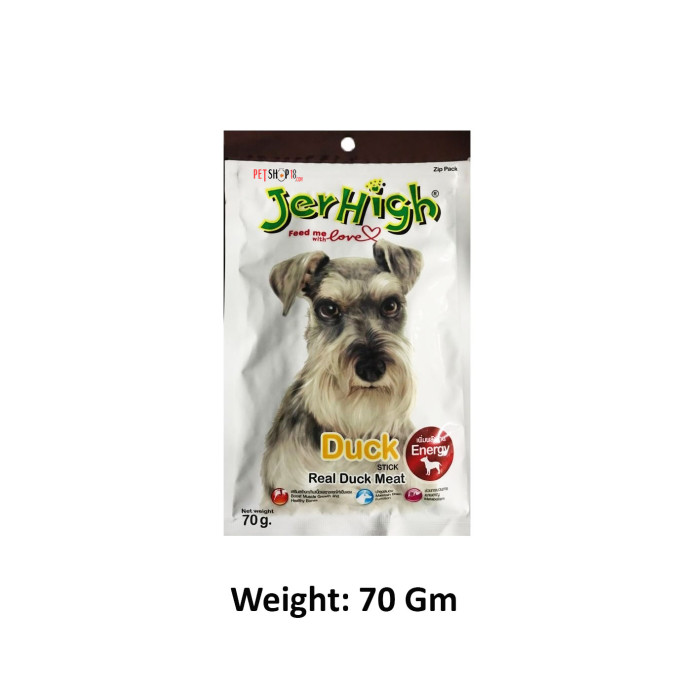 Jerhigh Dog Treats Duck Stick 70 Gm
