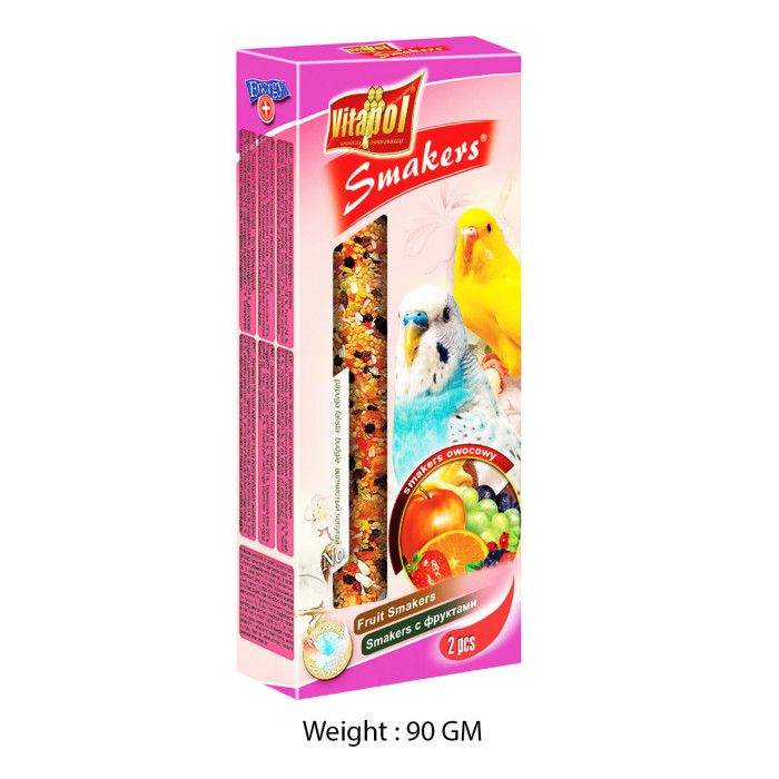 Vitapol Fruit Smakers Budgerigar Food 90 Gm