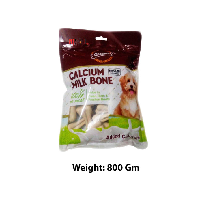 Gnawlers Dog Treats Calcium Milk Bone 35 In 1 800 Gm