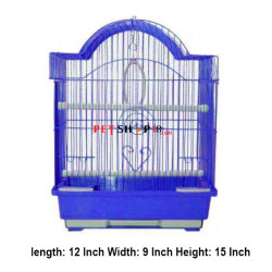 Bird Cage Semi Curve Small Blue