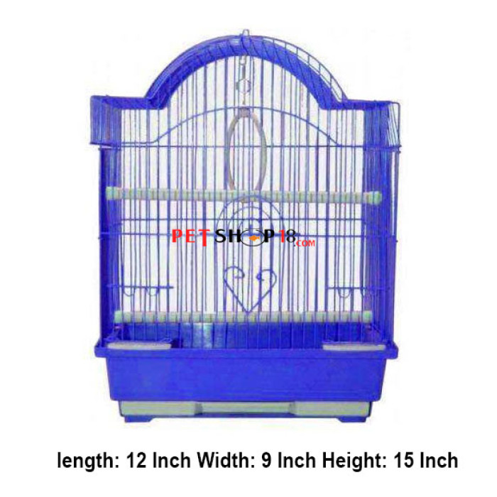 Bird Cage Semi Curve Small Blue
