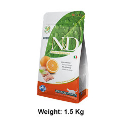 Farmina ND Cat Food Fish And Orange Grain Free Formula 1.5 Kg
