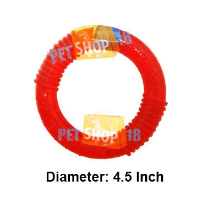 Super Dog Dog Toy Rubber Circular Ring