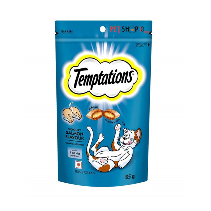 Temptations Cat Treat Savoury Salmon 85 Gm