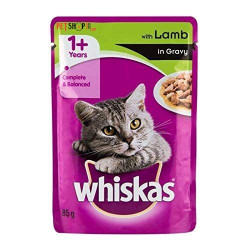 Whiskas Cat Treat Lamb In Gravy 85 Gm