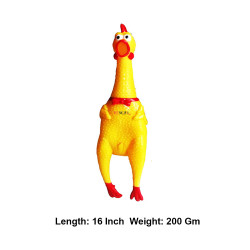 Super Dog Dog Toy Trixie Yellow Squeaky Chicken