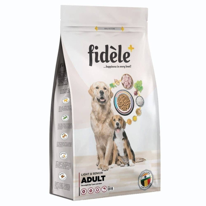 Fidele Light And Senior Adult Dog Food 3 Kg