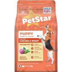 Mankinds Petstar Puppy Food Chicken And Wheat 3 Kg