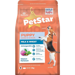 Mankinds Petstar Puppy Food Milk And Wheat 3 Kg