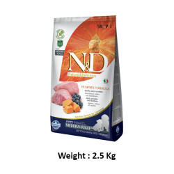 Farmina ND Medium And Maxi Puppy Food Pumpkin Lamb And Blueberry Grain Free 2.5 Kg