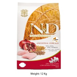 Farmina ND Maxi Adult Dog Food Chicken And Pomegranate Low Grain 12 Kg