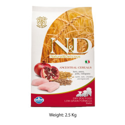 Farmina ND Starter Puppy Food Chicken And Pomegranate Low Grain 2.5 Kg