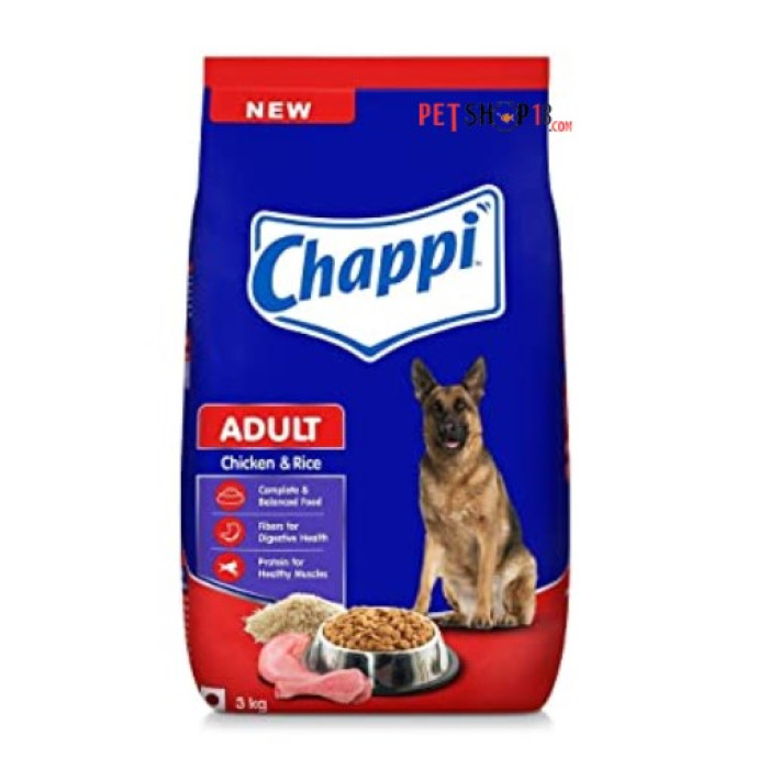 Chappi Adult Dog Food Chicken And Rice 3 Kg