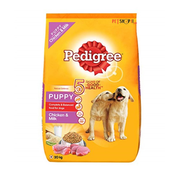 Pedigree Puppy Food Chicken And Milk 20 Kg