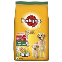 Pedigree Adult And Puppy Food 100% Vegetarian 1 Kg