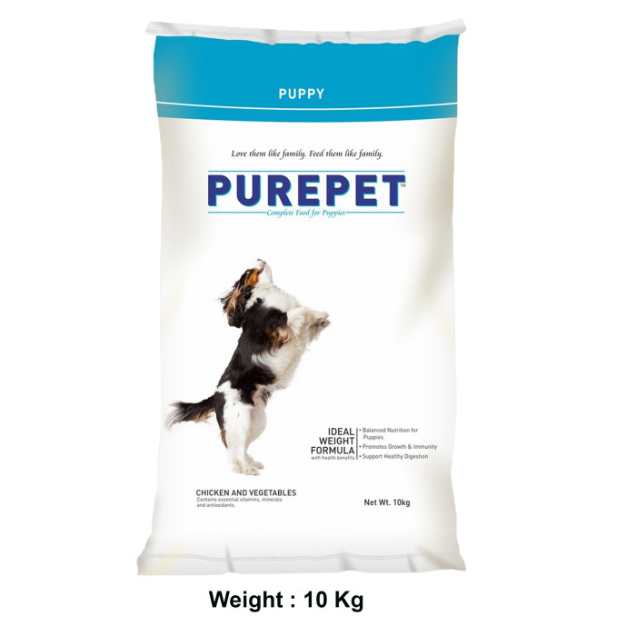 Purepet Puppy Food Chicken And Veg 10 Kg