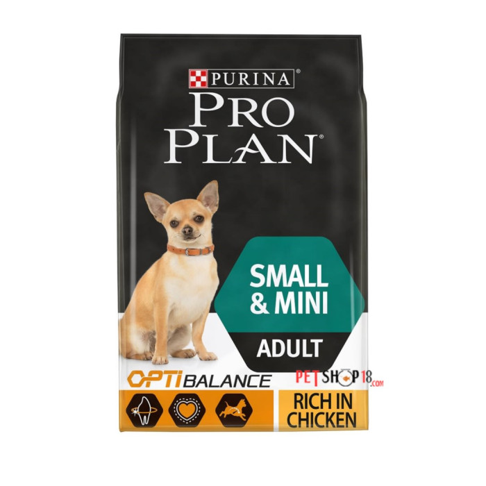 Purina Pro Plan Small And Mini Adult Dog Food Chicken 2.5 Kg
