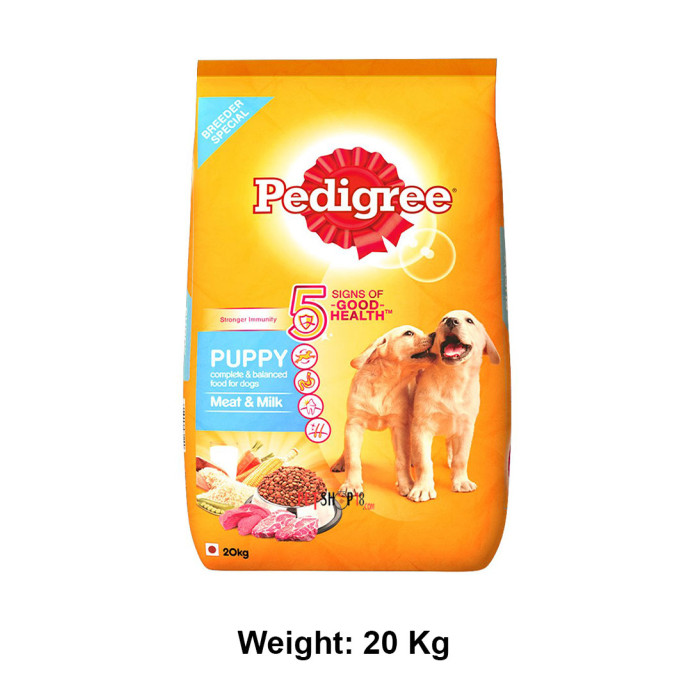 Pedigree Puppy Food Meat And Milk 20 Kg