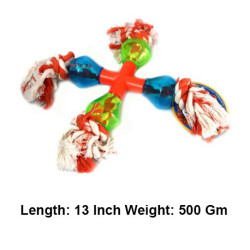 Super Dog Dog Toys Plush Cotton X Knot Toy 