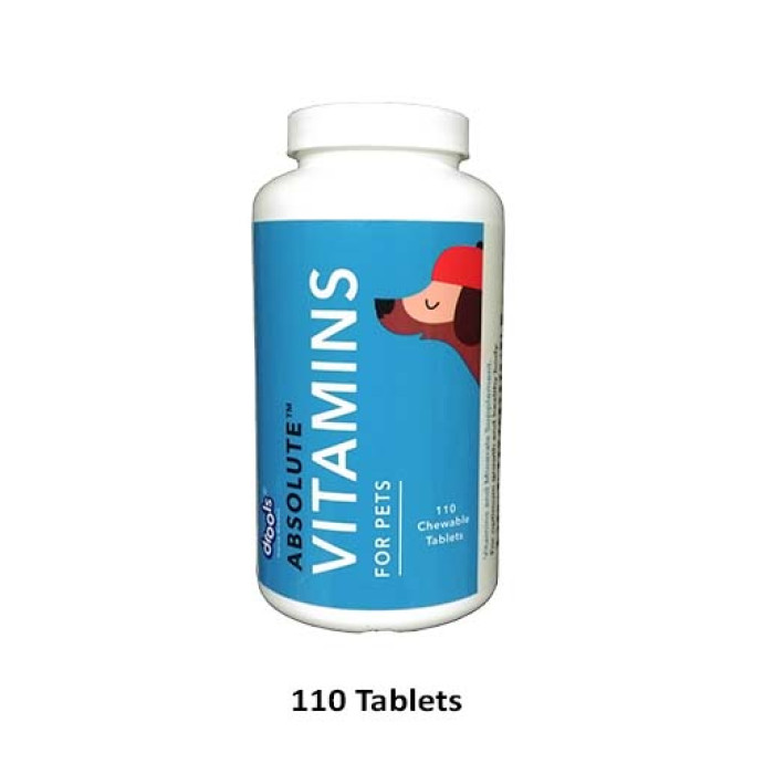 Drools Dog Supplements Absolute Vitamins 110 Chewable Tablets