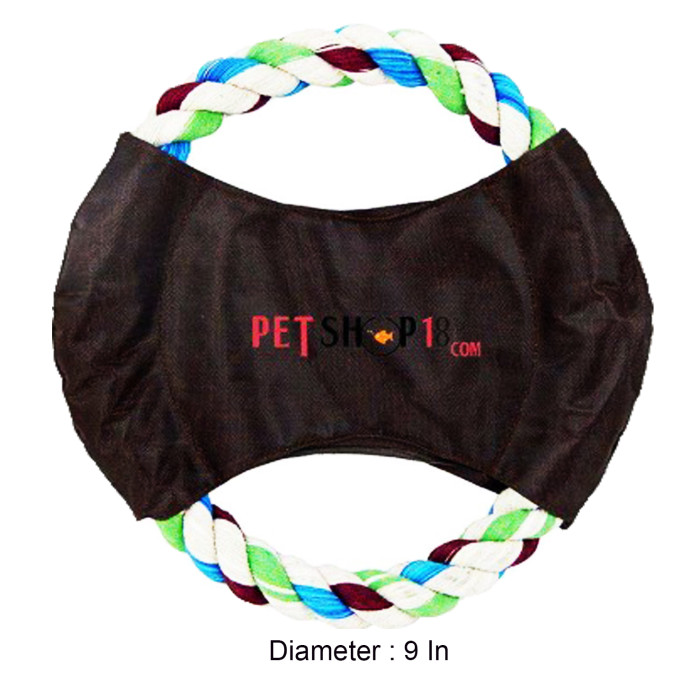 Super Dog Toys Cotton Rope Disk 