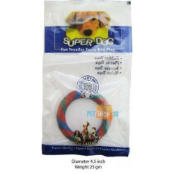 Super Dog Tri Color Rubber Ring Medium