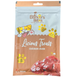 Barkers Bites Dog Treats Licious Chicken Liver Stick 100 Gm
