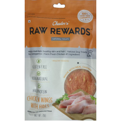 Chester Raw Rewards Dog Treats Chicken Wings With Hides 70 Gm