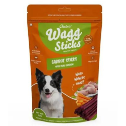 Chesters Wagg Sticks Dog Treats Carrot Sticks 70 Gm