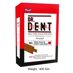 Drools Dog Treats Dr Dent Oral Care Sticks For Dog 400 Gm