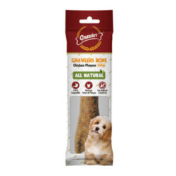 Gnawlers Dog Treats Chicken Bone 5 Inch