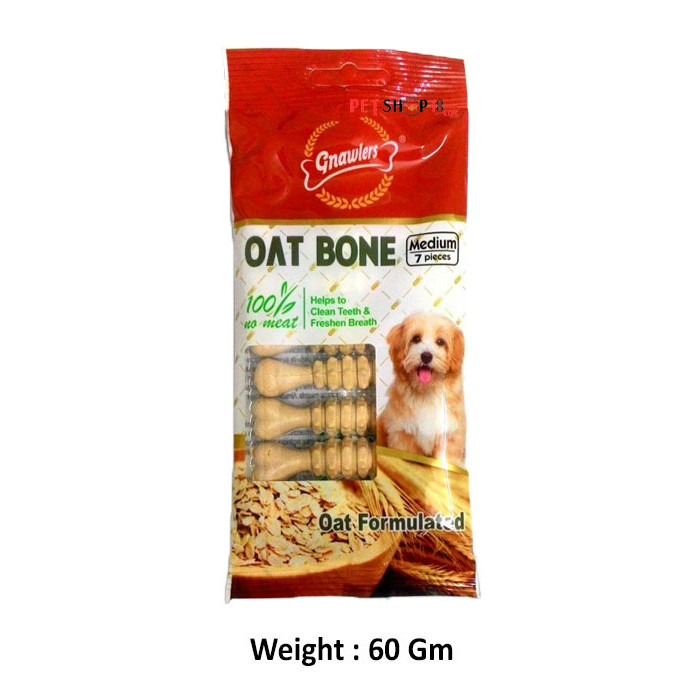 Gnawlers Dog Treats Oat Bone 60 Gm