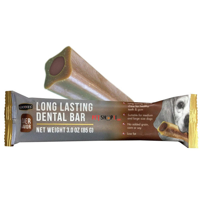 Goodies Dog Treats Long Lasting Dental Bar Liver Flavor 85 Gm