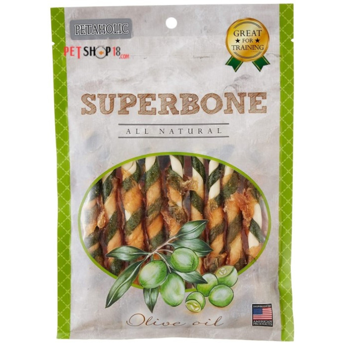 Super Bone Dog Treats Olive Oil Flavor Stick 9 Pieces
