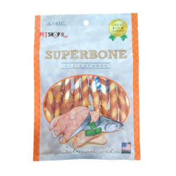 Super Bone Dog Treats Salmon Oil Flavor Stick 9 Pieces
