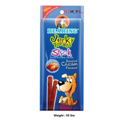 Bearing Dog Treats Jerky Stick Roasted Chicken 50 Gm
