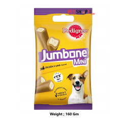 Pedigree Dog Treats Jumbone Mini Chicken And Lamb 160 Gm