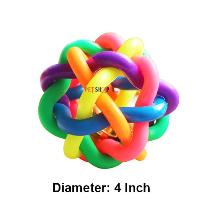 Super Dog Toys Multicolor Rubber Ball Large