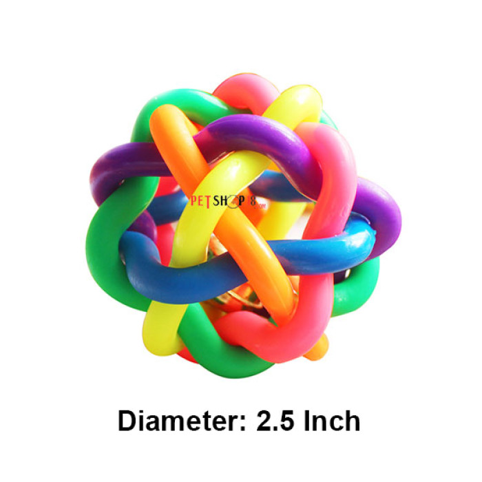 Super Dog Toys Multicolor Rubber Ball Small