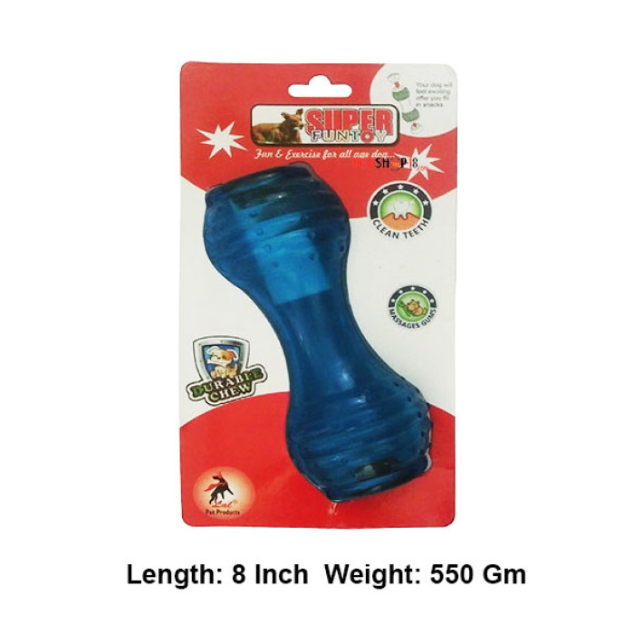 Super Dog Toys Dumbbell Shaped Feeder Large