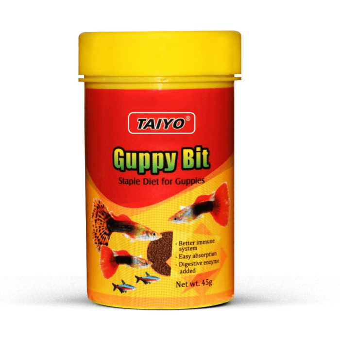 Taiyo Fish Food Guppy Bit 45 Gm