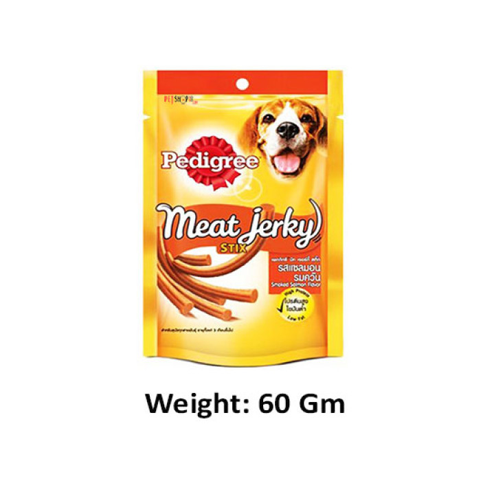Pedigree Meat Jerky Smoked Salmon 60 Gm