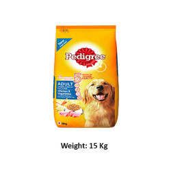 Pedigree Adult Dog Food Chicken And Vegetables 15 Kg