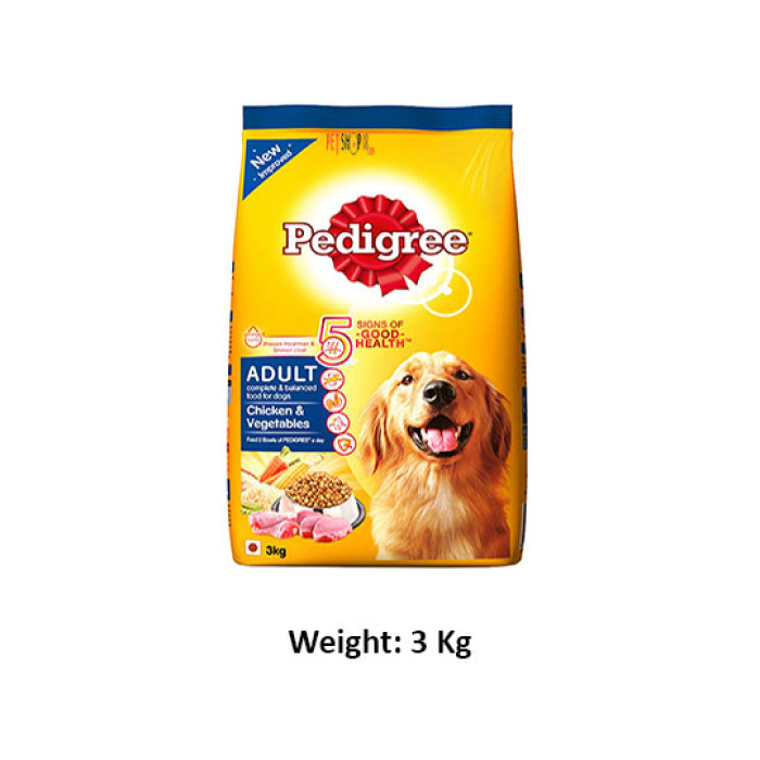 Pedigree Adult Dog Food Chicken And Vegetables 2.8 Kg